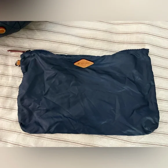 MZ Wallace Dark Blue Quilted Tote - Picture 12 of 14